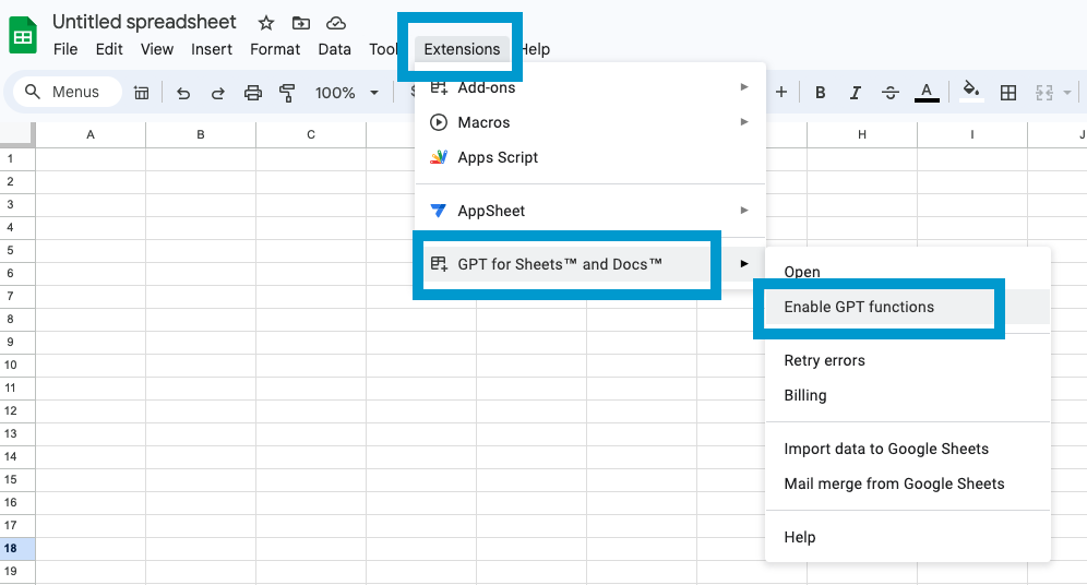 Google Sheets